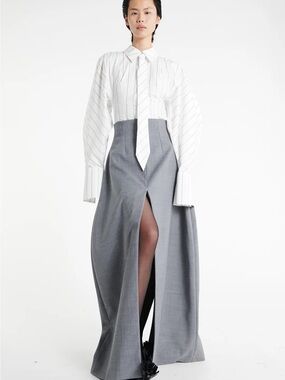 Awake Mode Pant Skirt Grey Melange